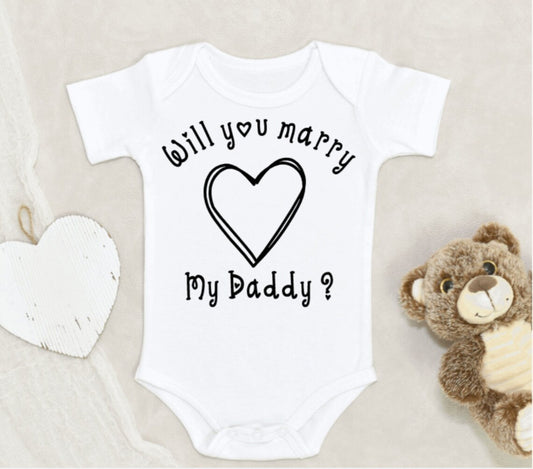 baby proposal outfit daddy will you marry my mum